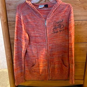 Woman’s Harley Davidson sweater zip up hoodie